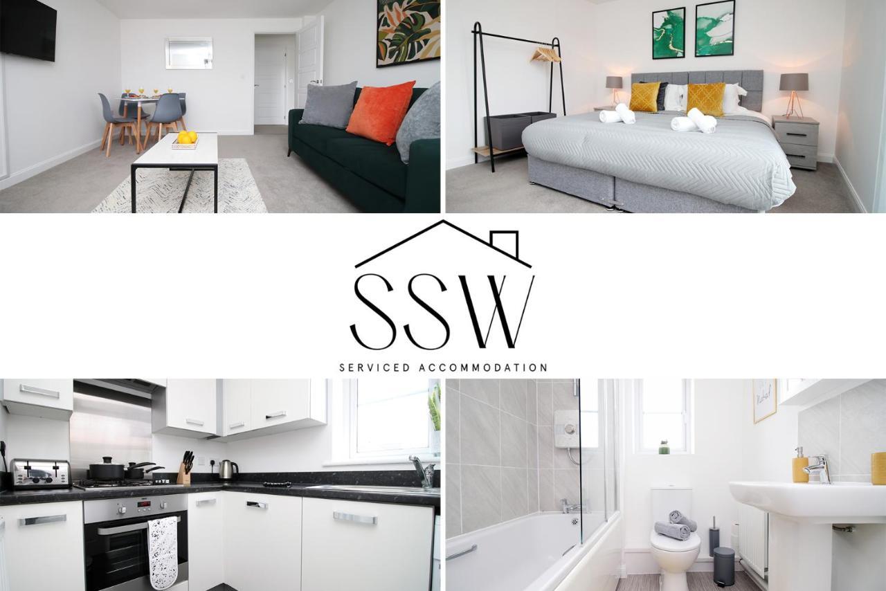 No 43 Stadium Views By Ssw - 2Br, Parking, Sleeps 4, 3Min Walk To Stadium, 10Min Drive To City Centre, Marina And Close To M4 Morriston المظهر الخارجي الصورة